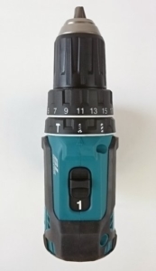 Foto von der Draufsicht des Makita DHP485 Akku Schlagbohrschrauber