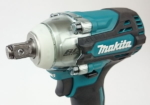 Die Motor-Getriebeeinheit mit ½“ Werkzeugaufnahme vom Makita DTW 300 Z